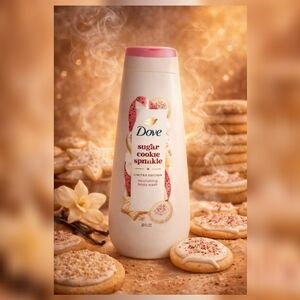 Dove Limited Edition Sugar Cookie Sprinkle Nourishing Body Wash New